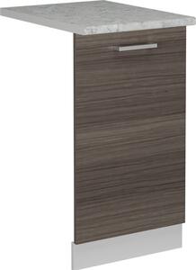 Čelní panel myčky Vicco R-Line Ušlechtilá šedá 45 cm s pracovní deskou, Model 54996
