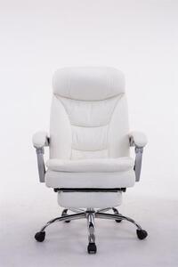 Kancelářská židle slonová kost bílá