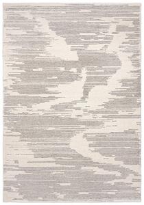 Nirmal Kusový koberec vlněný ESTONIA EST-35 Ručně tkaný krémový šedý Rozměr: 80x150 cm