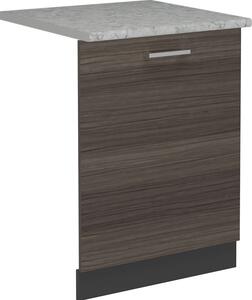 Čelní panel myčky Vicco R-Line Ušlechtilá šedá 60 cm s pracovní deskou, Model 55028