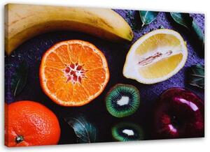 Obraz na plátně Barevné ovoce - 120x80 cm