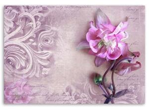 Obraz na plátně Růžový květ pozadí Vintage - 60x40 cm