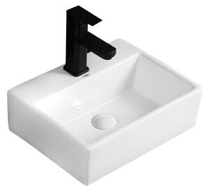 BPS-koupelny Keramické umyvadlo na desku HYD-VA-WH-400 40x30 cm, bílé