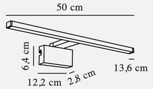 Nordlux Koupelnové LED svítidlo Marlee, 3000K, IP44 Barva: Chrom