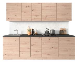Kuchyňská sestava LANGEN 2,6 m - dub artisan
