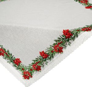 VÁNOČNÍ UBRUS XMAS5 85X85 CM VZOROVANÝ