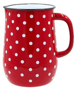 Smaltovaný džbán 2,5 l červený