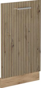 Čelní panel myčky Vicco R-Line Řemeslný dub 45 cm bez pracovní desky, Model 54621