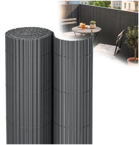 PVC zástěna 1x3 m na balkon plot SPRINGOS GA0244 šedá