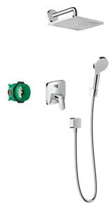Sprchový systém Hansgrohe Crometta E pod omítku s pákovou baterií chrom 27957000