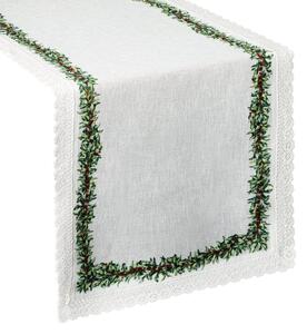 VÁNOČNÍ BĚHOUN NA STŮL XMAS8 40X140 CM VZOROVANÝ