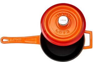 Rendlík Ø 16 cm, 1,35 l, litinový, oranžový LAVA METAL LVYSOS16K2OR