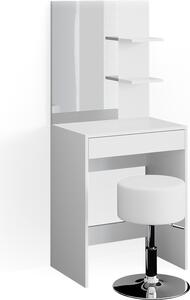 Toaletní stolek Vicco Isabelle Bílá 60 cm s taburetem, Model 34446