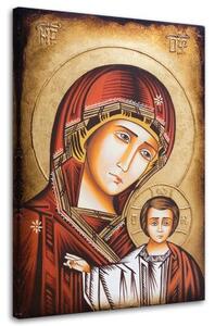 Obraz na plátně RELIGIÓZNÍ Ikona Panny Marie ze Segovie - 70x100 cm