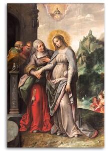 Obraz na plátně RELIGIÓZNÍ Navštívení svaté Alžběty - 40x60 cm