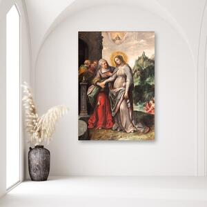 Obraz na plátně RELIGIÓZNÍ Navštívení svaté Alžběty - 40x60 cm