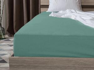 Jersey prostěradlo EXCLUSIVE mentolové 90x200cm, 100% bavlna