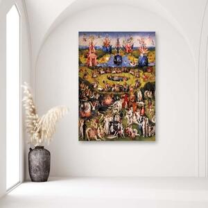 Obraz na plátně REPRODUKCE Zahrada rozkoší - H.Bosch - 40x60 cm