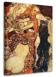 Obraz na plátně REPRODUKCE Nevěsta - G.Klimt, - 70x100 cm