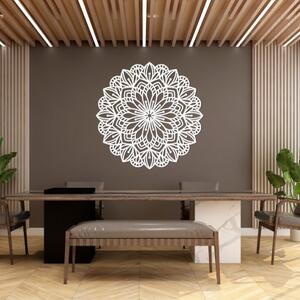 Dřevěná nástěnná dekorace mandala květina I SENTOP PR0252