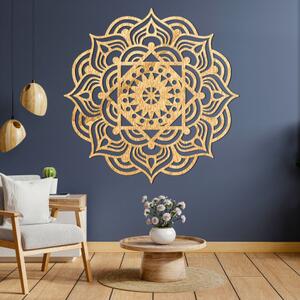Dřevěná dekorace na stěnu mandala | ROMANCE 3993 PR0353
