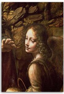 Obraz na plátně REPRODUKCE Madona v grotě - Da Vinci, - 40x60 cm