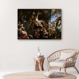 Obraz na plátně Povýšení kříže - P. P. Rubens - 60x40 cm