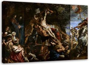 Obraz na plátně Povýšení kříže - P. P. Rubens - 90x60 cm