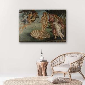 Obraz na plátně REPRODUKCE Zrození Venuše - S. Botticelli, - 60x40 cm