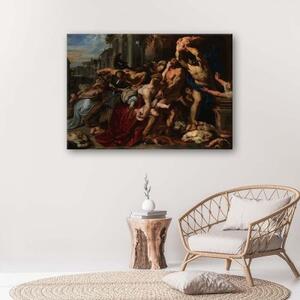 Obraz na plátně REPRODUKCE Jatka neviňátek - Rubens - 60x40 cm