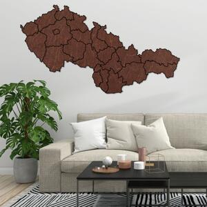 Velká dřevěná mapa Slovenska a České republiky | SENTOP M011