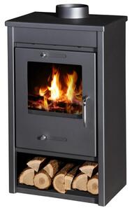 Krbová kamna VICTORIA DELUXE LG, 9 kW, černá