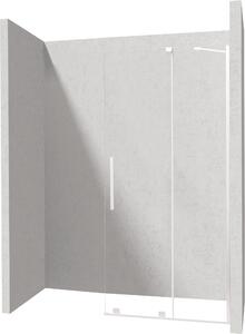 Deante Prizma sprchová zástěna walk-in 90 cm bílá matný/průhledné sklo KTJ_A39R