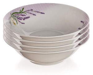 Sada porcelánových misek LEVANDULE 4 ks