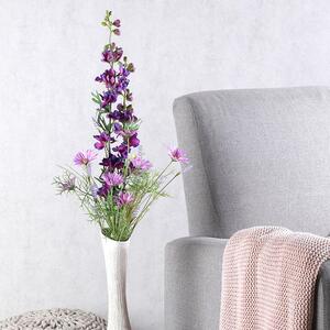 Kytice DELPHINIUM, KOPRETINA, LUČNÍ KVĚTY 97 cm