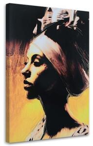 Obraz na plátně Afrika Žena Glamour - 80x120 cm
