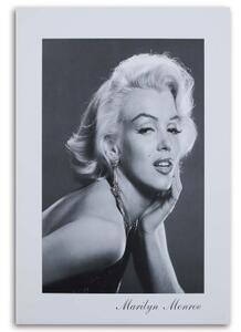 Obraz na plátně Marilyn Monroe černobílá - 40x60 cm