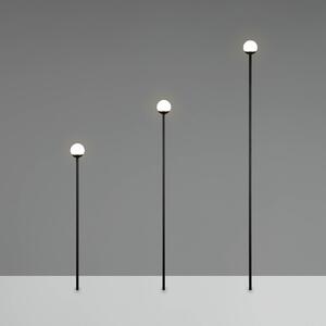 Reality Leuchten LED zemní svítidlo SCOOP, černé, 3 žárovky, IP44, zástrčka, Černá, kov, Moderní, Venkovní koule