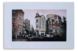 Obraz na plátně Architektura City Street - 60x40 cm