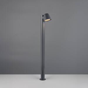 Trio Lighting Osvětlení cesty Beni, matná černá, výška 100 cm, kov, stmívatelný, Černá, kov, Moderní