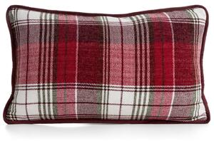VÁNOČNÍ DEKORAČNÍ POVLAK NA POLŠTÁŘ CHECKERED 30X50 CM VZOROVANÝ