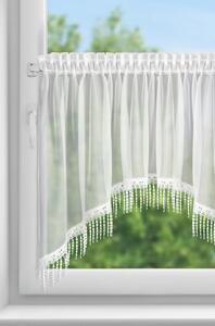 KRÁTKÁ ZÁCLONA NA PÁSCE MANUELA 150X70 CM BÍLÁ