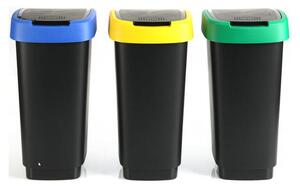 Koše na tříděný odpad TWIST 25 l, sada 3 ks