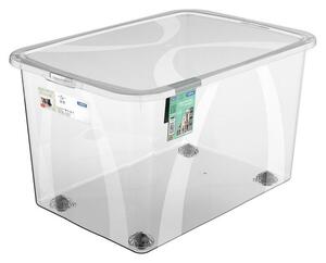 Úložný box s víkem a kolečky LONA 50 l