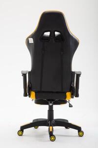 Kancelářská židle Abramina černá/žlutá