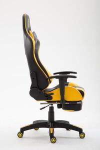 Kancelářská židle Abramina černá/žlutá