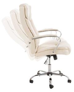 Kancelářská židle Abrama krémová