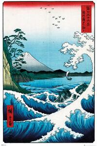 Plakát, Obraz - Hiroshige - The Sea At Satta