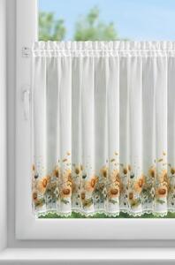 KRÁTKÁ ZÁCLONA NA PÁSCE SUNFLOWER 150X70 CM KVĚTY