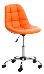 Kancelářská židle Achillina oranžová